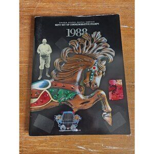 United States Postal Service 1988 Mint Set Commemorative Stamps Book NO STAMPS